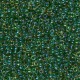 Rocalla Miyuki 11/0 - Emerald lined light topaz ab 11-331